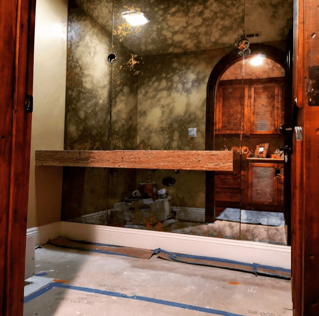 Custom Antique Mirror